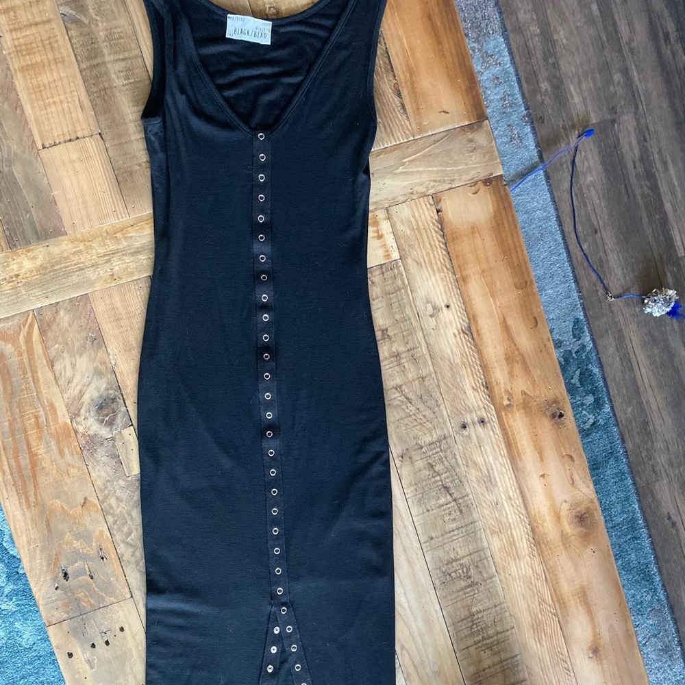 Long Black Fitted Dress